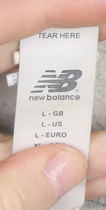 New Balance Men's Grey Pullover Sweatshirt L