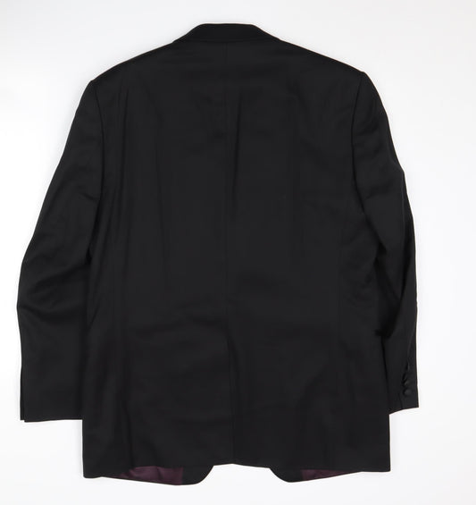 Pierre Cardin Men's Black Tuxedo Blazer, 40R, Formal Coat