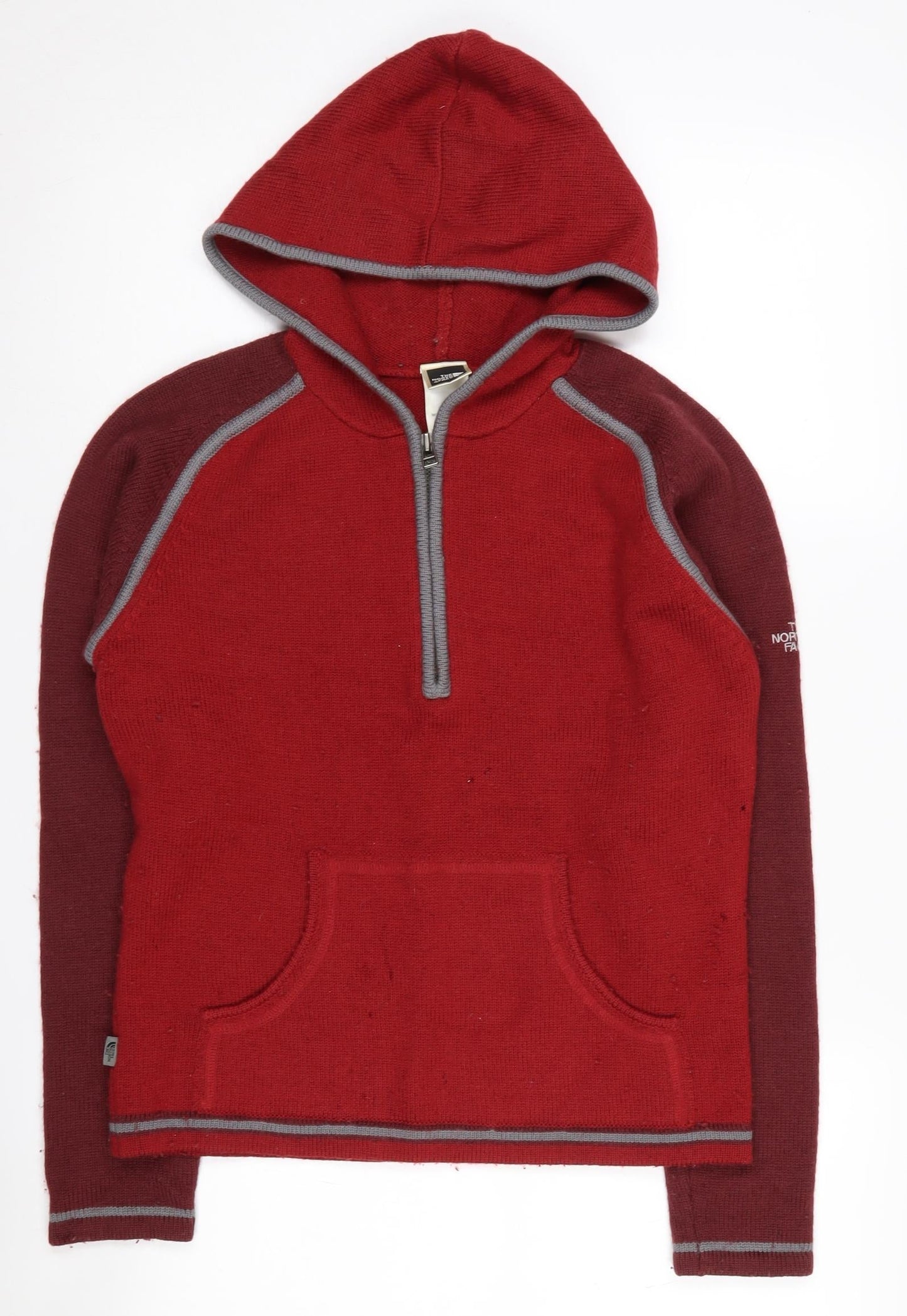 The North Face Women's Red Wool Hoodie M