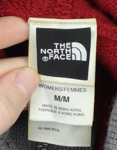 The North Face Women's Red Wool Hoodie M