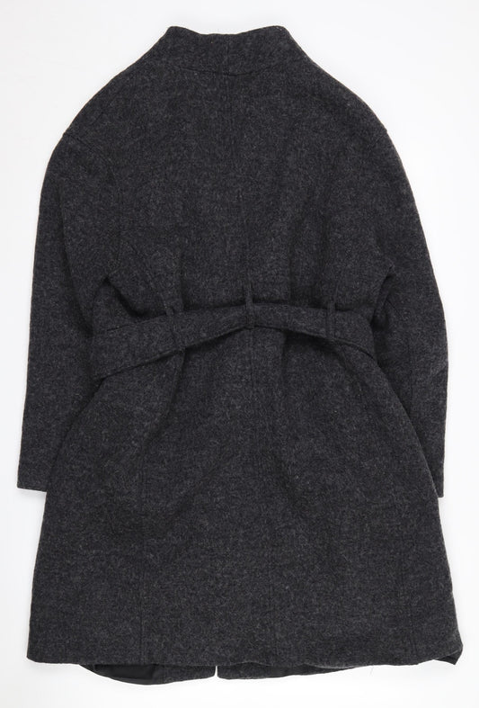Fenn Wright Manson Grey Women’s Belted Coat Size 18
