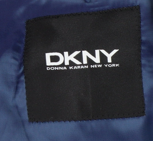 DKNY Men's Blue Regular Fit Blazer 34R