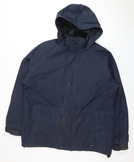 Peter Storm Men's Blue L Waterproof Rain Coat
