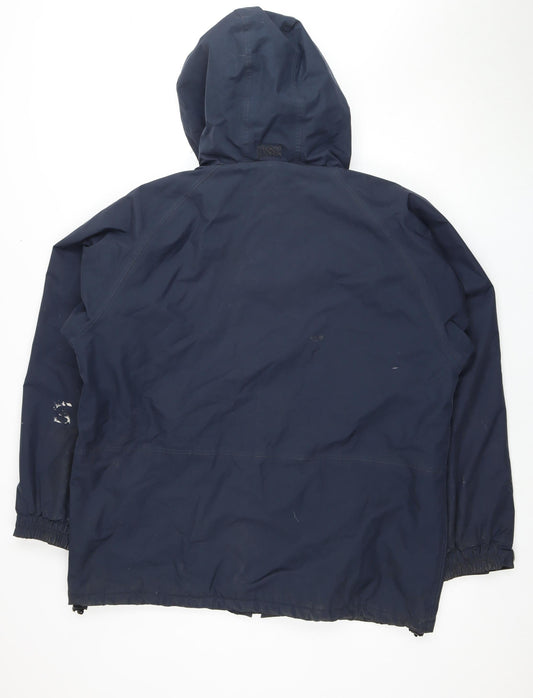 Peter Storm Men's Blue L Waterproof Rain Coat
