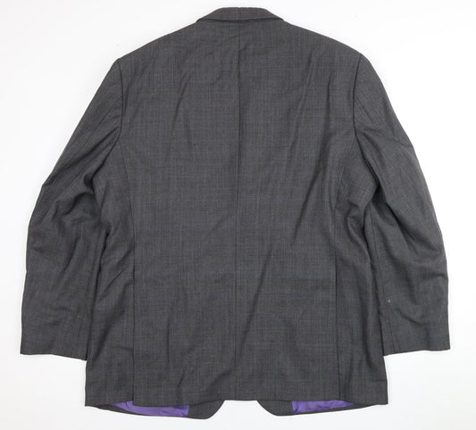 Austin Reed Men's Grey Blazer 46 Single-Breasted Formal