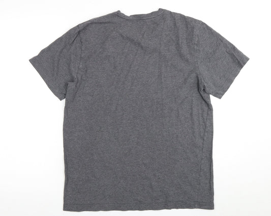 Banana Republic Men's Grey Crew Neck T-Shirt, Size M