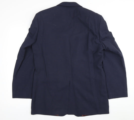 Pierre Cardin Men's Blue Suit Jacket 40R Business Formal