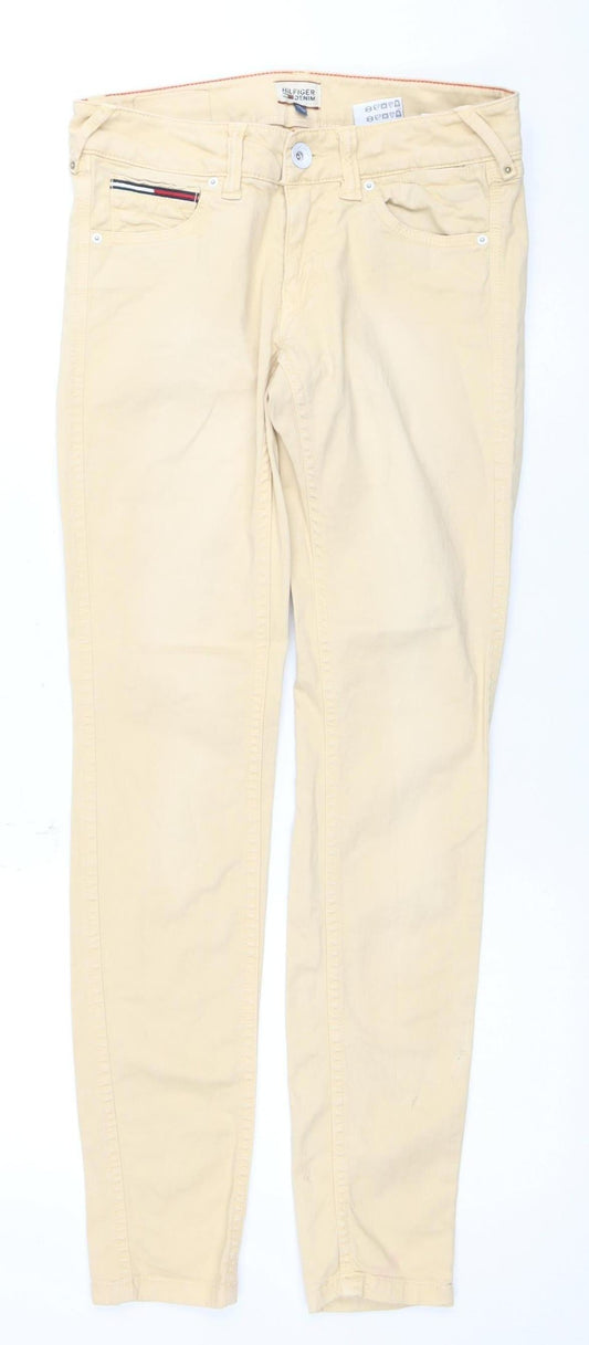 Tommy Hilfiger Women's Beige Straight Jeans 26/30