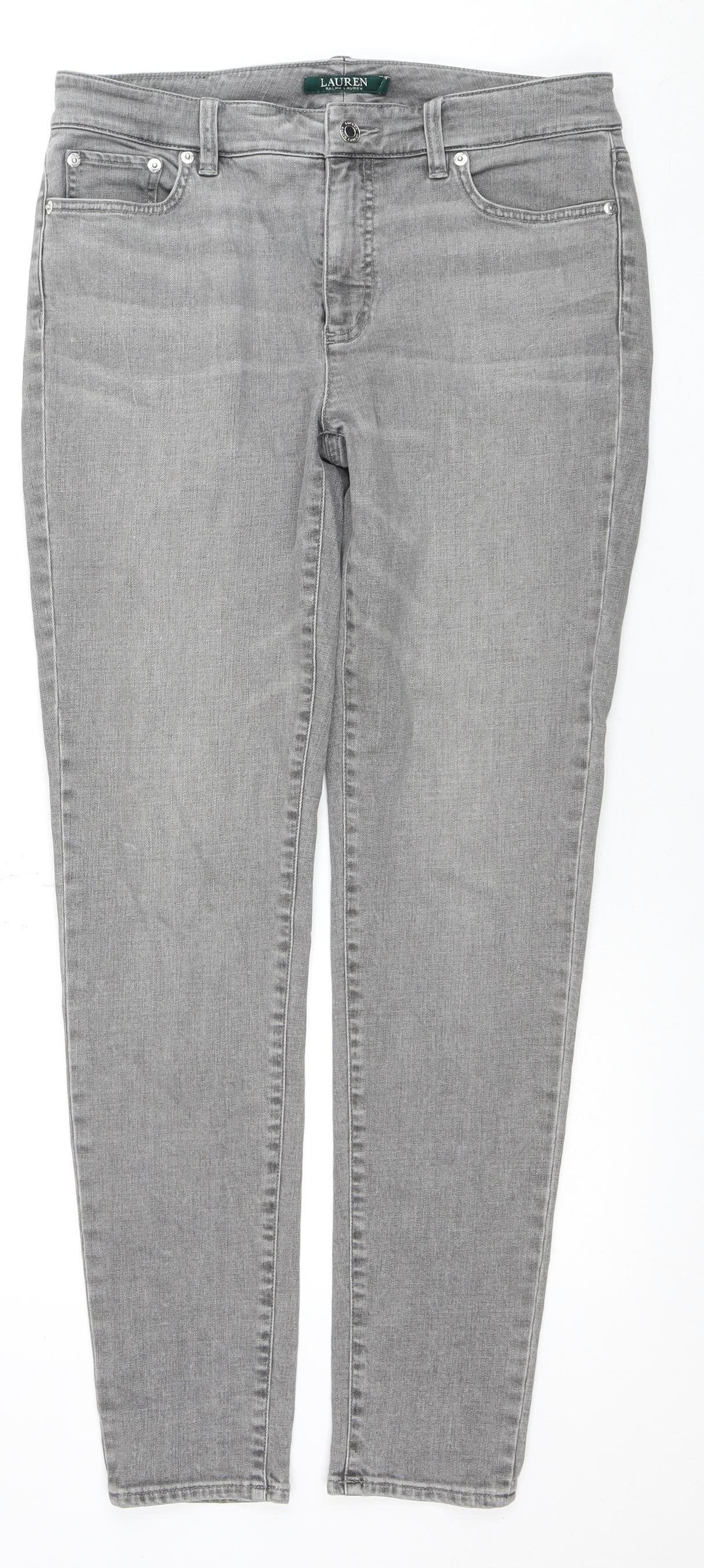 Ralph Lauren Women's Grey Jeans Size 6
