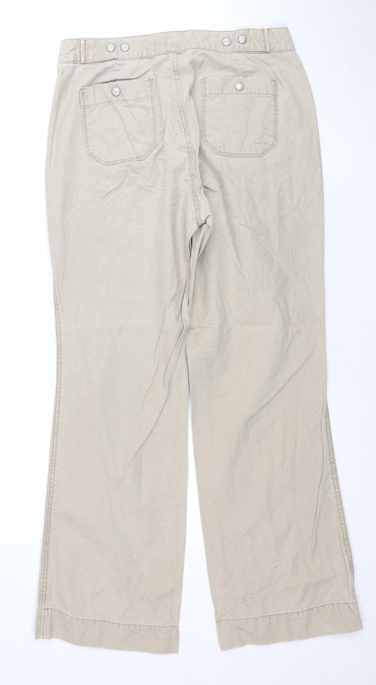 Dockers Women's Beige Chino Trousers Size 8