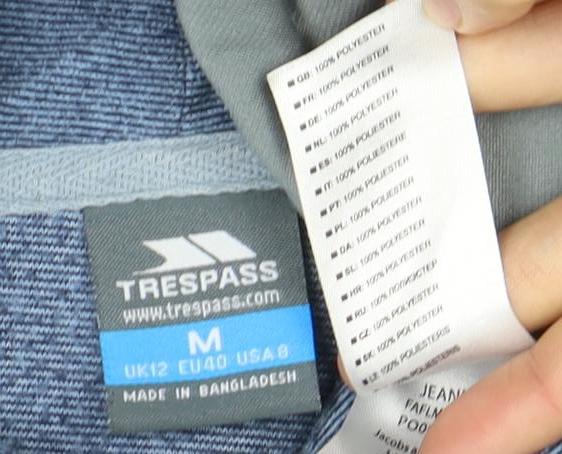Trespass Blue Unisex Lightweight Sweatshirt M