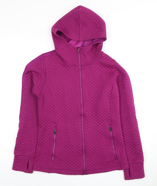 New Balance Women's Purple Full Zip Hoodie, Size S