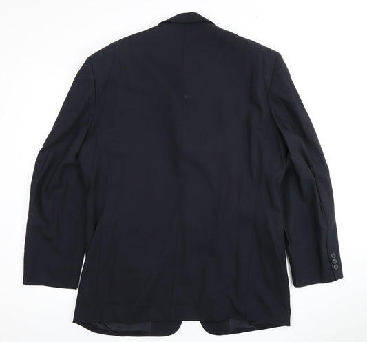 Pierre Cardin Men's Blue Suit Jacket Size 42R Classic Fit