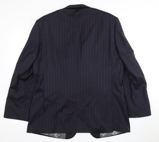 Pierre Cardin Men's Blue Striped Blazer, 42S