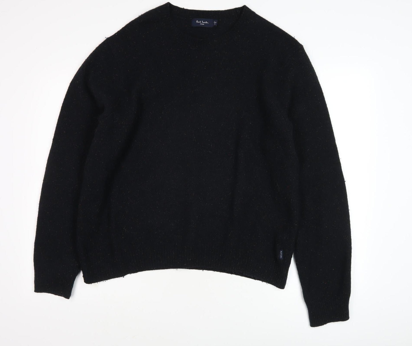 Paul Smith Men's Black Wool Pullover Jumper, M, Casual