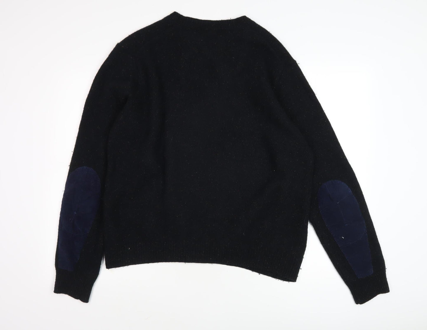Paul Smith Men's Black Wool Pullover Jumper, M, Casual