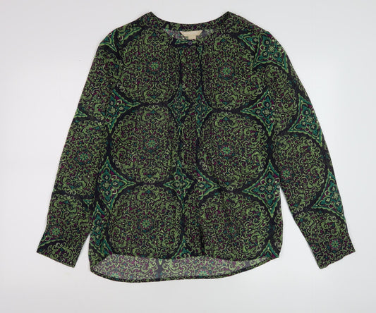 Womens UK Size M Banana Republic Multicoloured Polyester Blouse