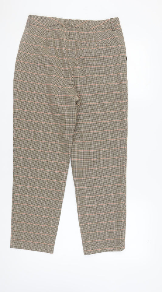 Collusion Men's Multicoloured Check Trousers Size 30