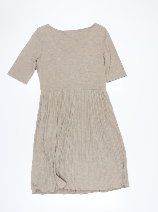 Banana Republic Women's Beige A-Line Dress Size 8