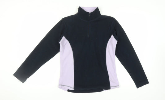 Peter Storm Women's Black Fleece Pullover Sweatshirt Size 12