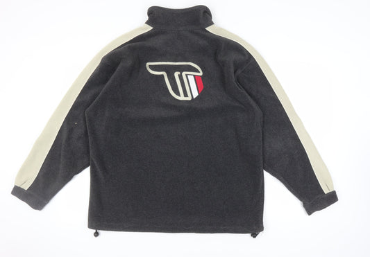 Trespass Men's Black Fleece Sweatshirt L High Neck