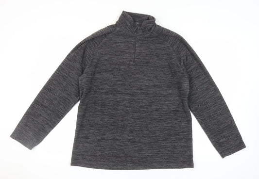 Mountain Warehouse Men's Grey 1/2 Zip Sweatshirt L