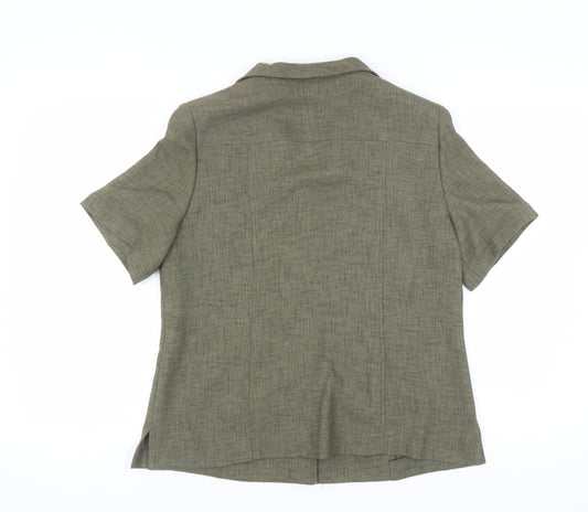 Eastex Women's Brown Suit Top, Size 14, Classic Style