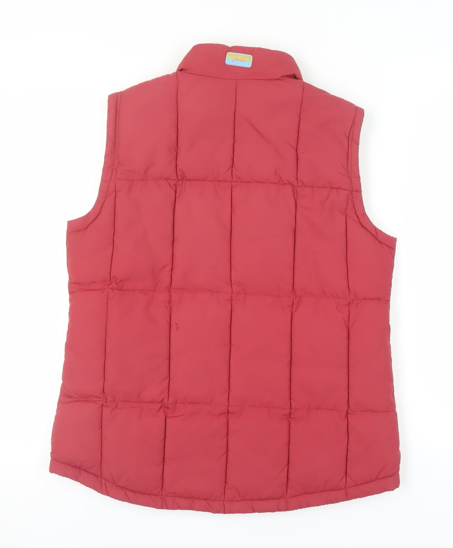 Joules Women's Red Quilted Waistcoat Size 12