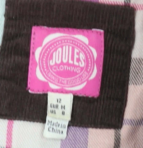 Joules Women's Quilted Brown Waistcoat Size 12