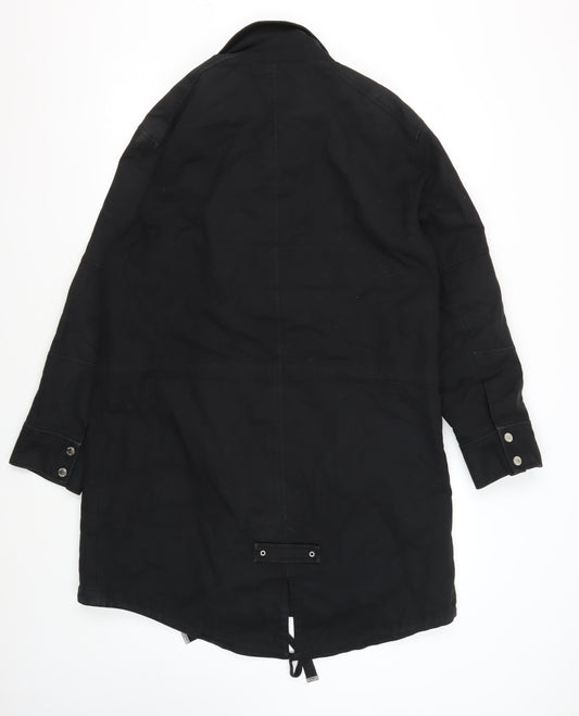 Michael Kors Women's Black Mid-Length Jacket M