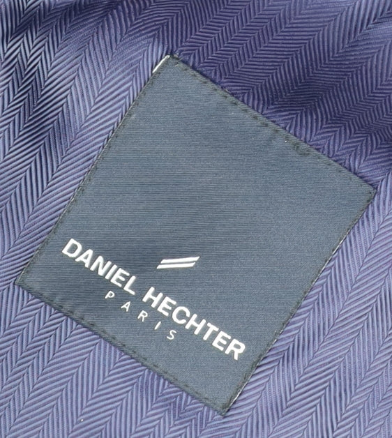 Daniel Hechter Men's Black Blazer 42 Regular Business Formal