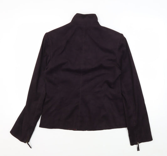 Next Women's Purple Full Zip Casual Jacket Size 12