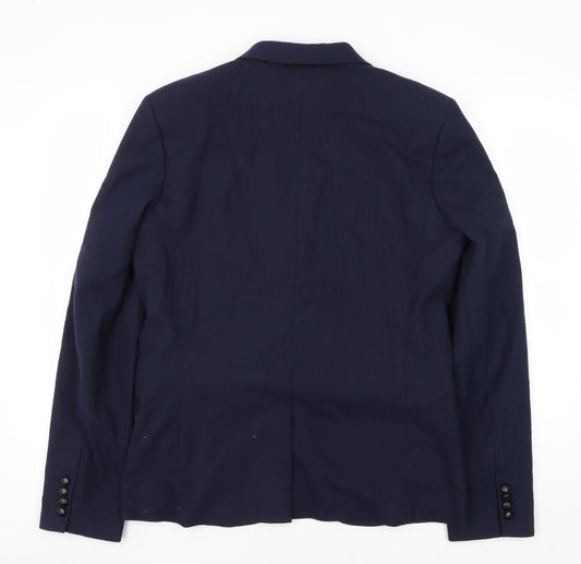 Topman Men's Blue Blazer, Size 40, Formal Jacket