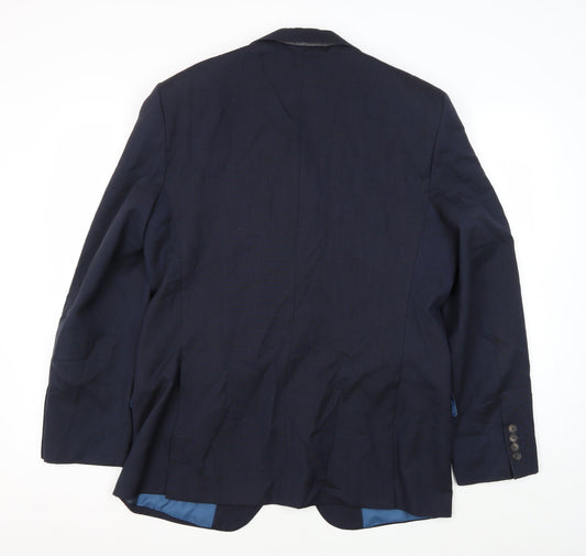 Marks and Spencer Men's Blue Blazer Medium 40 Regular Fit
