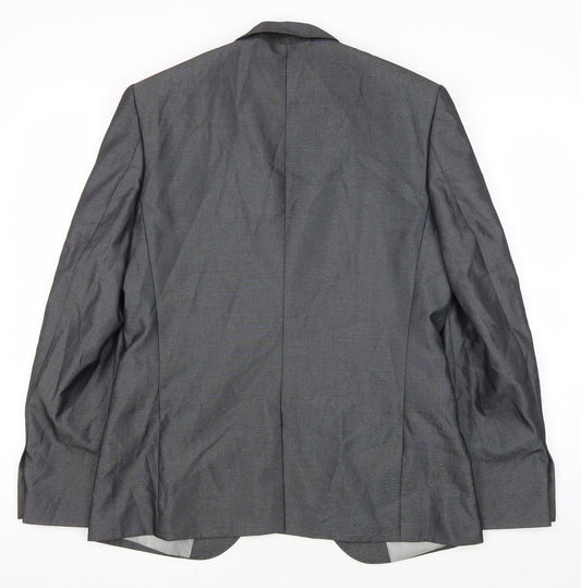 Marks and Spencer Men's Grey Extra Slim Fit Blazer 38R