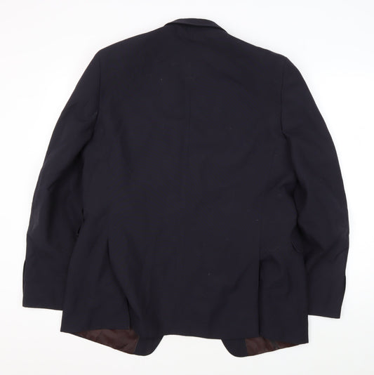 Marks and Spencer Men's Blue Slim Fit Blazer 42R
