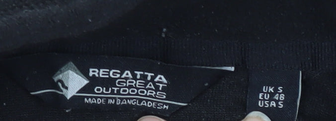 Regatta Unisex Black Fleece 1/4 Zip Sweatshirt