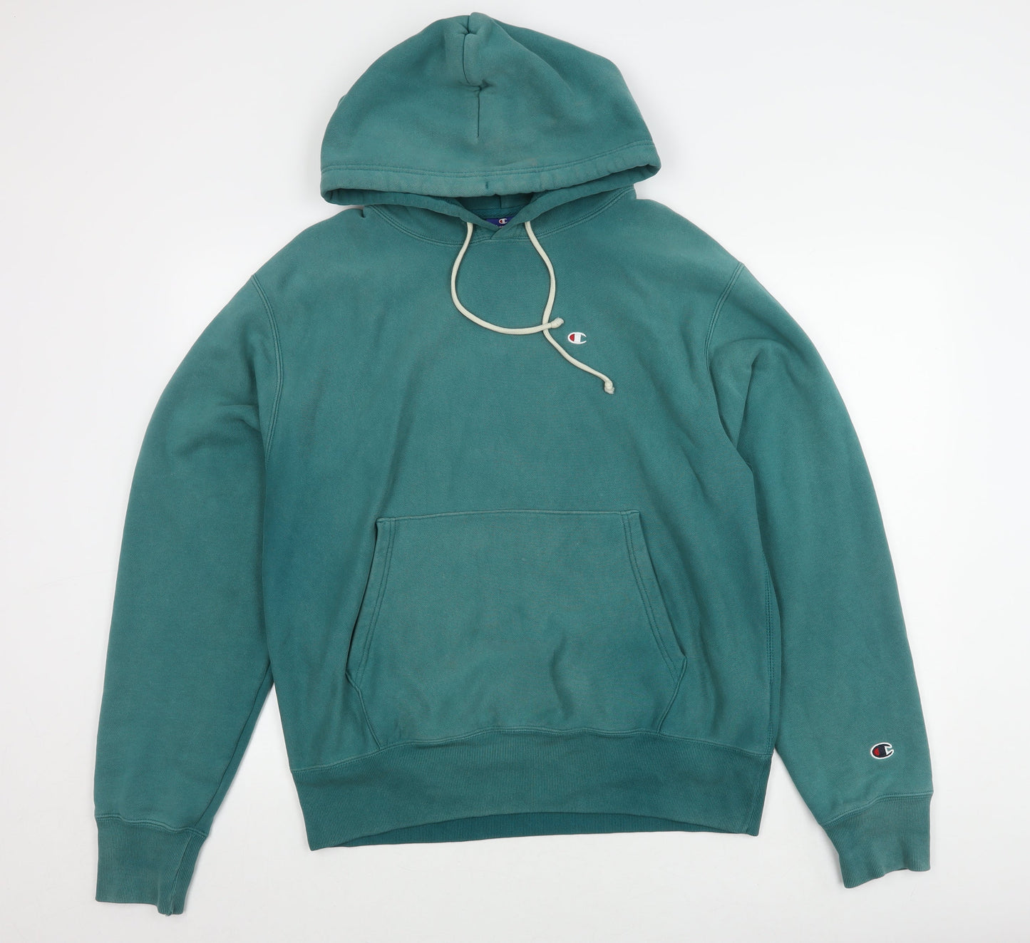 Champion Men's Green Medium Pullover Hoodie