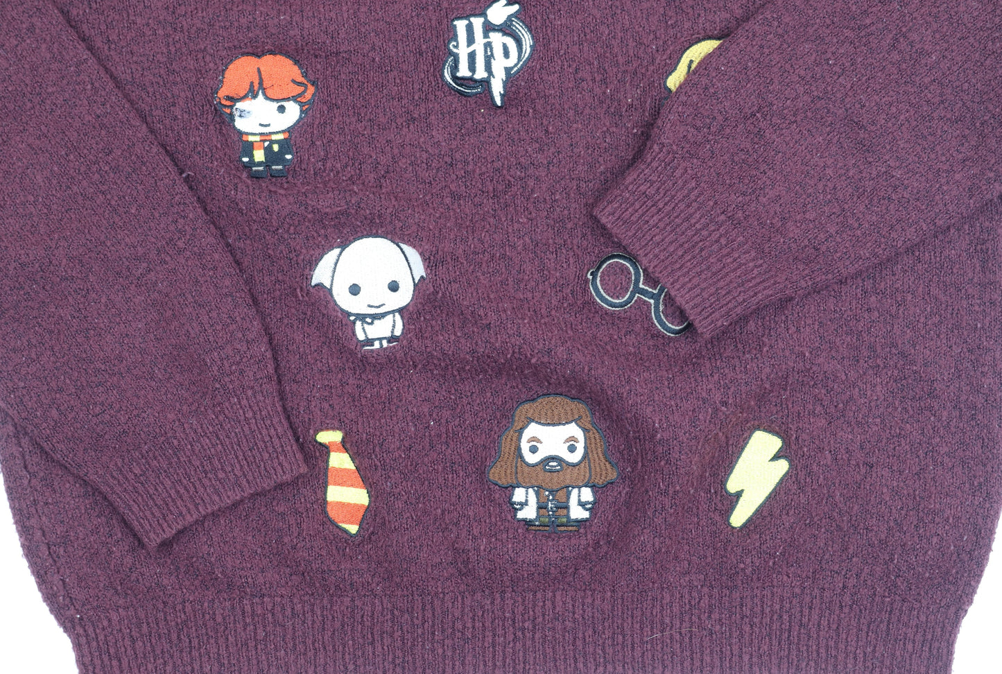 Harry Potter Women's Red Pullover Jumper L