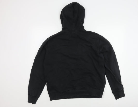 Nike Men’s Black Pullover Hoodie M with Logo