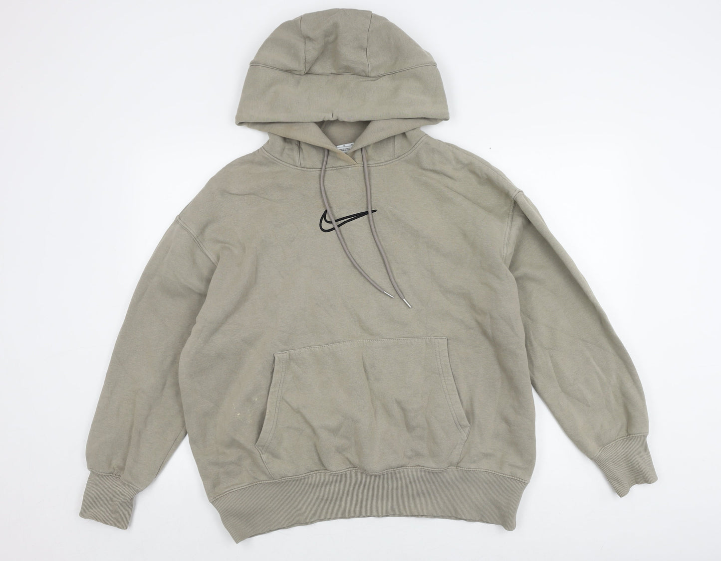 Nike Men's Beige Pullover Hoodie M Hooded