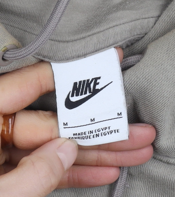 Nike Men's Beige Pullover Hoodie M Hooded