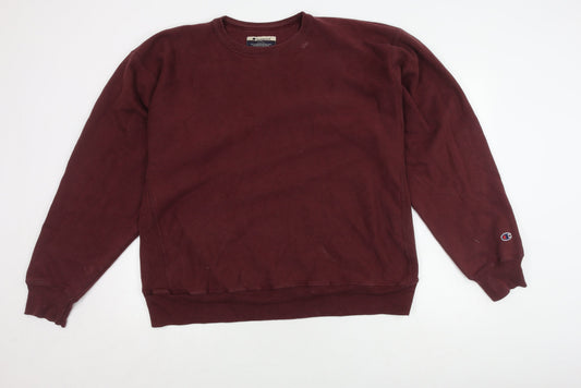 Mens UK XL Regular Champion Red Pullover Sweatshirt
