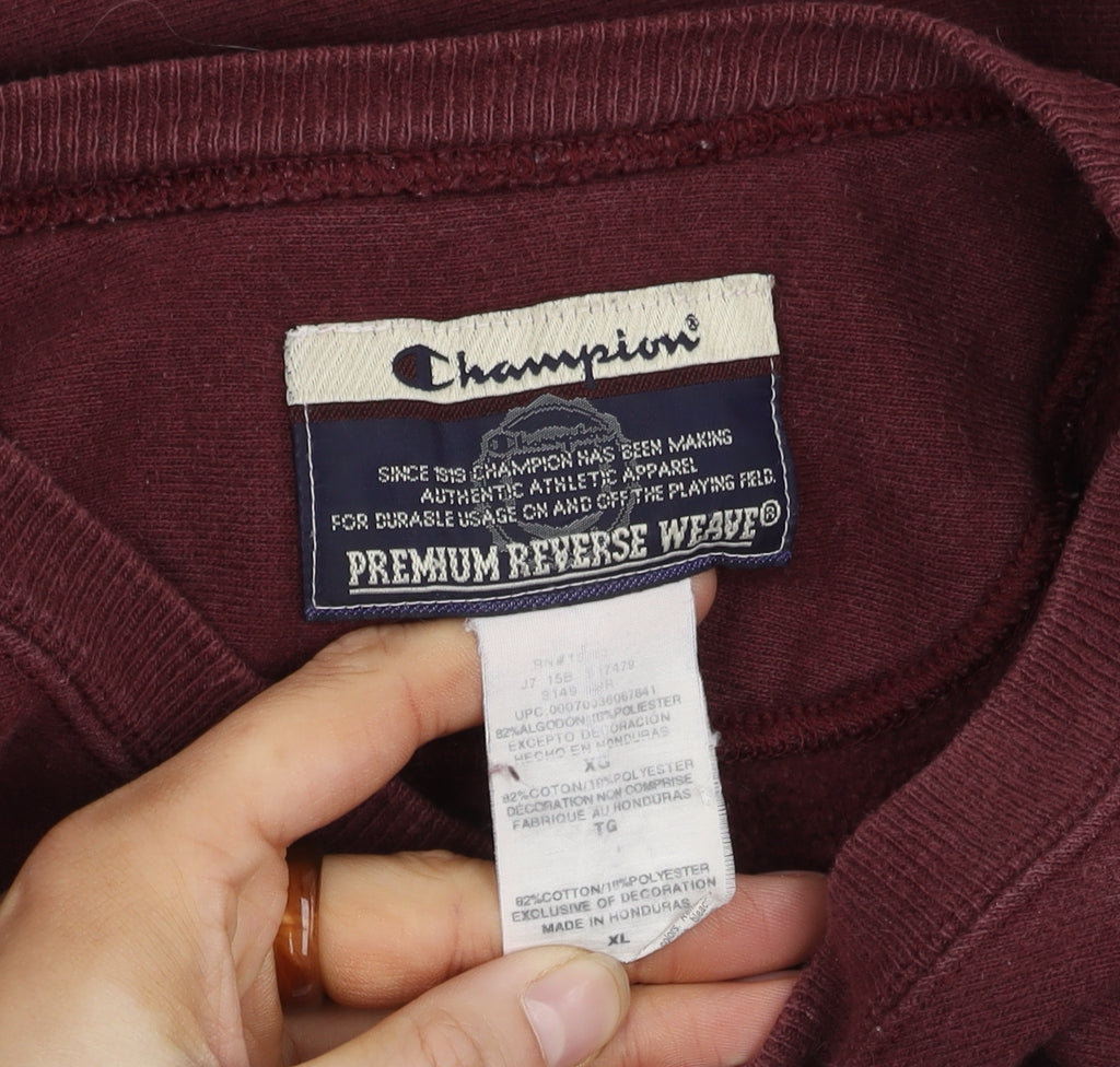 Champion Men's Red XL Pullover Sweatshirt