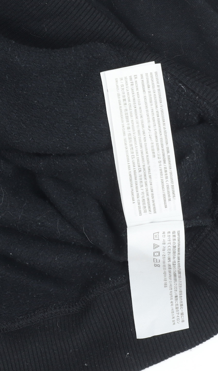 Hollister Men's Black Floral Hoodie L Pullover Hoodie