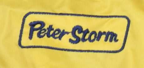 Peter Storm Women's Yellow Large Hooded Rain Coat