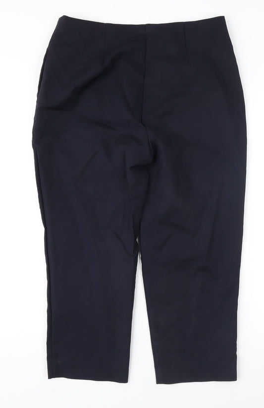 Marks and Spencer Women's Black Regular Fit Trousers