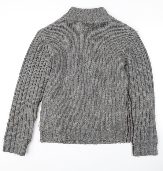 Fat Face Grey Wool Blend Pullover - Men's S