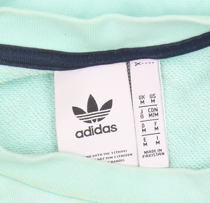 Adidas Men's Green Pullover Sweatshirt M