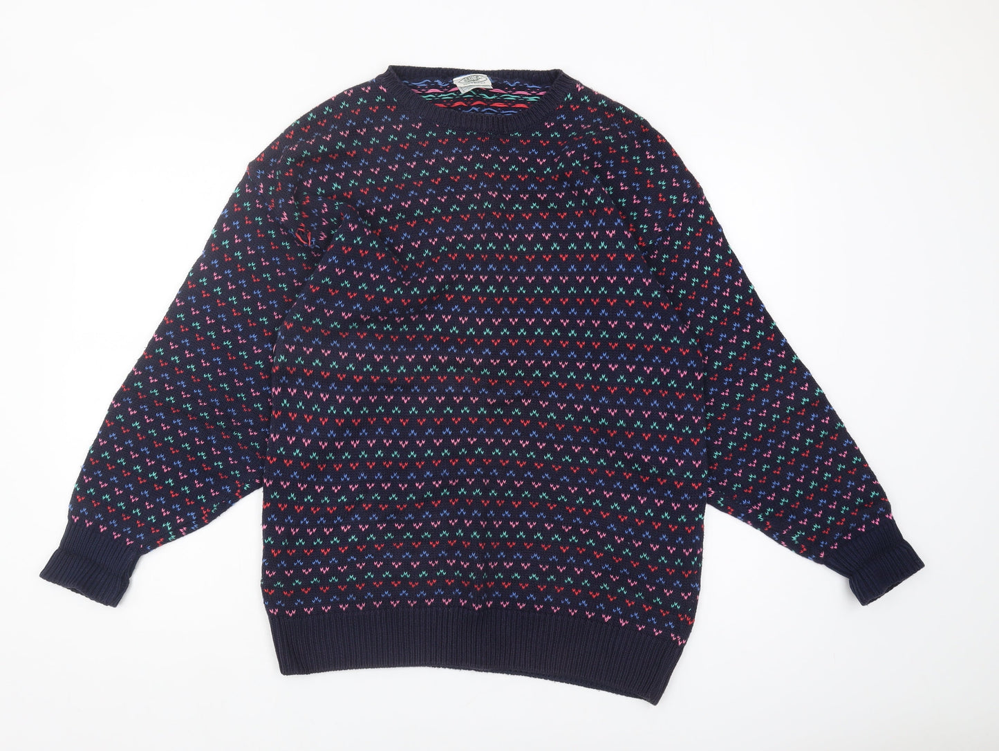 Laura Ashley Multicoloured Crew Neck Jumper, Size M